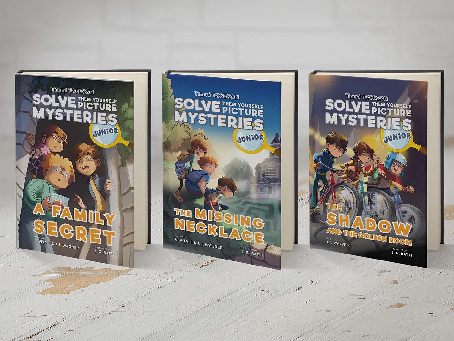 Timmi Tobbson Junior Boxed Set: Timmi Tobbson Junior (6-8) Children's Detective Adventure Books 1-3 (Solve-Them-Yourself Mysteries Book Series for Boys and Girls (Cover may vary))